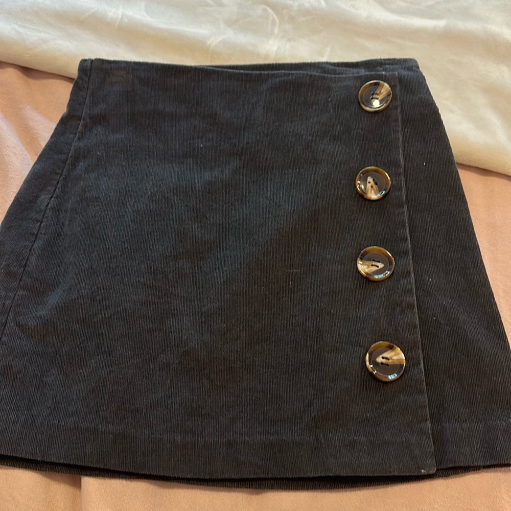 grey mini skirt from altar’d state
